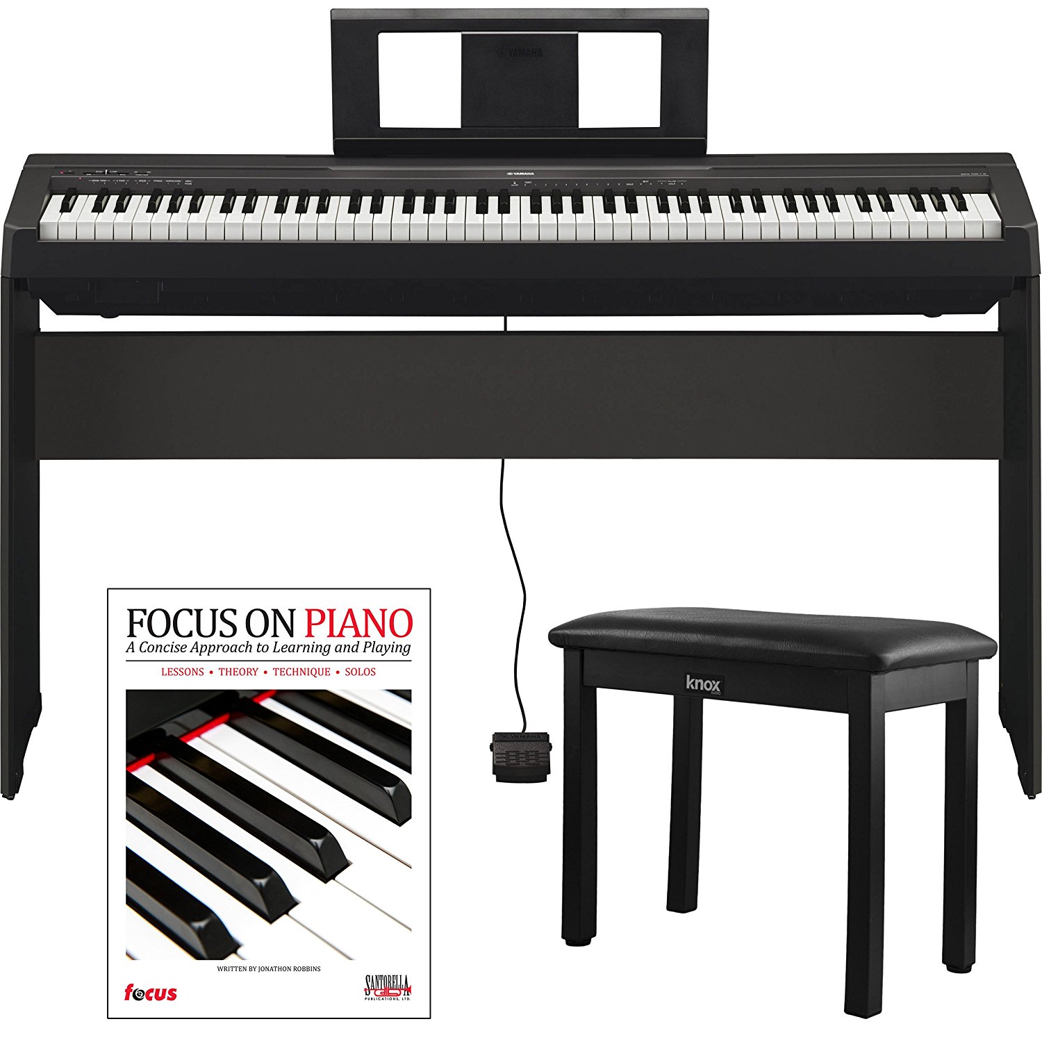 MusicWorks NZ - The Yamaha P45 digital piano is one of the biggest selling  digital pianos from Yamaha. 2017 brings a great deal with an Ultimate  Support IQ3000 to hold up this